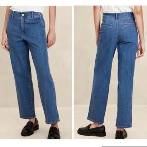 Banana Republic High Rise Straight Weekend Jeans |Medium Wash |26/2 |#851909-00